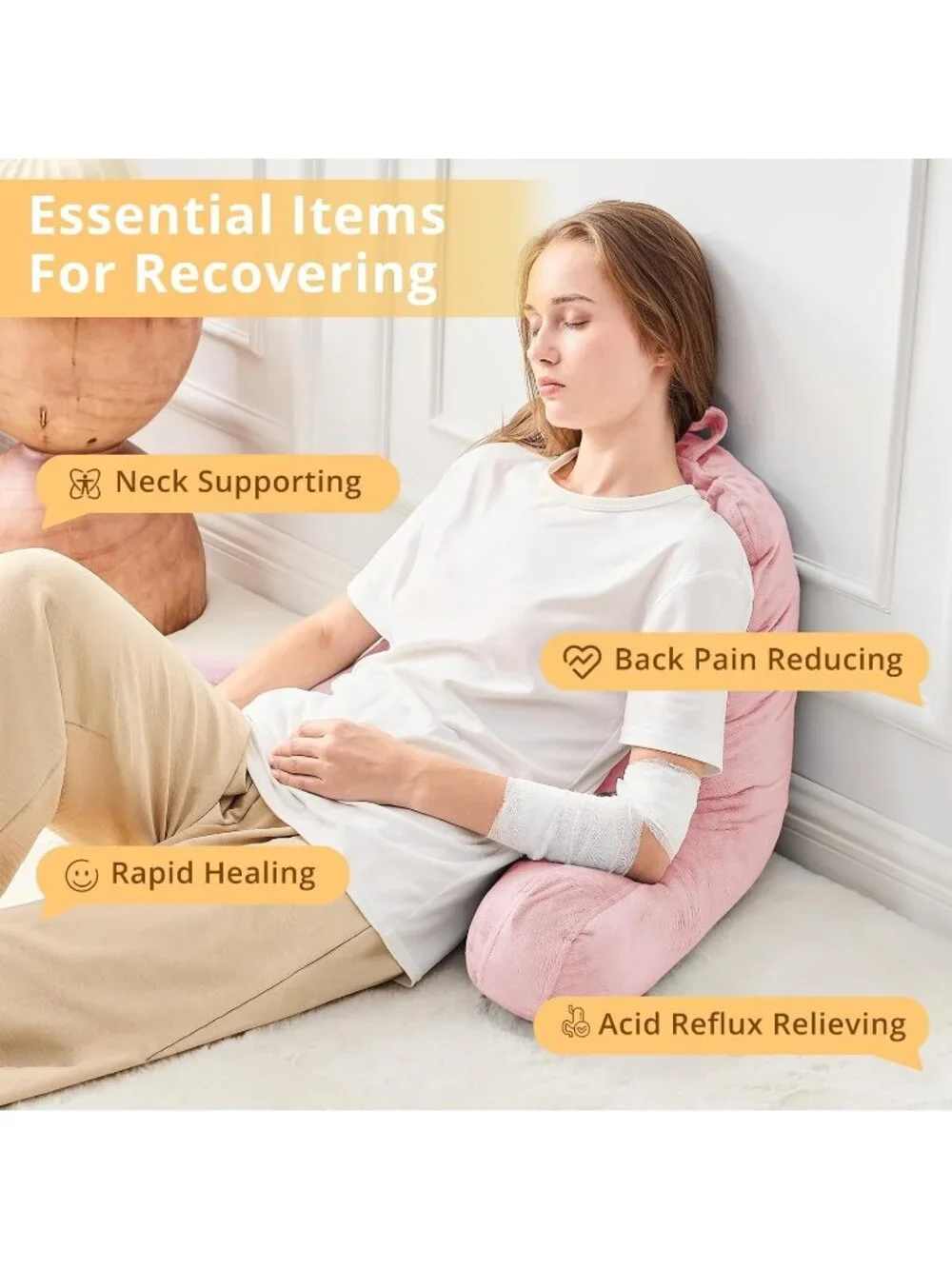 〽️Reading Pillow for Bed Back Sitting Up 18